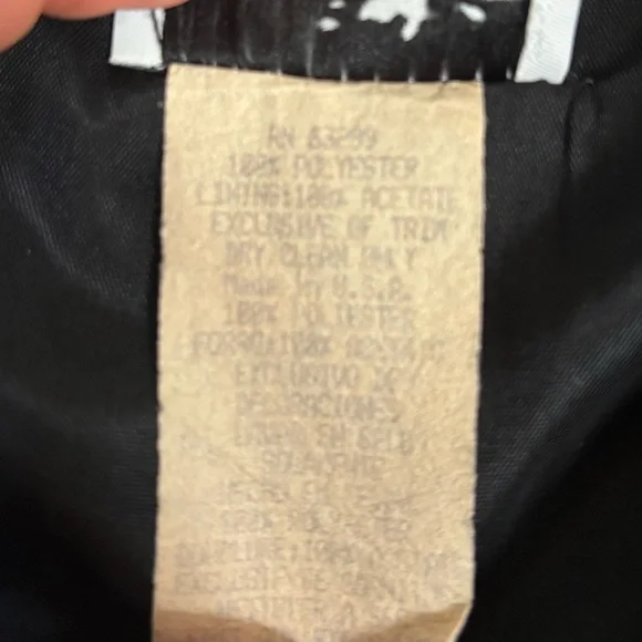 Vintage Jump Apparel Sleeveless Little Black Sheath Dress Women’s Size 5/6 - Picture 5 of 5